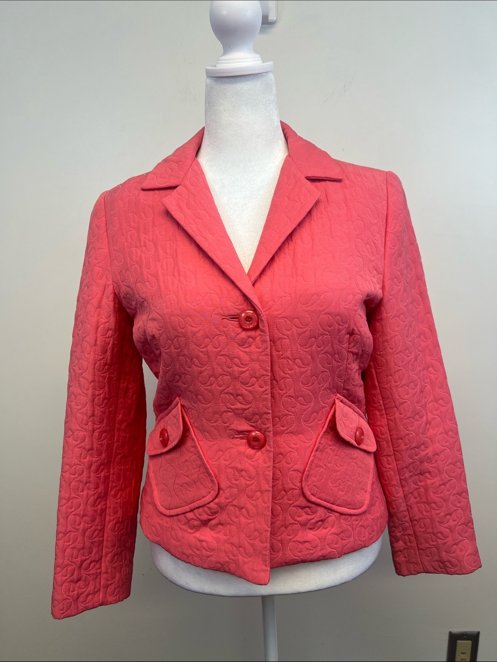 Sag Harbor Petite Pink Quilted Feminine Chic Women’s Jacket Size 8P